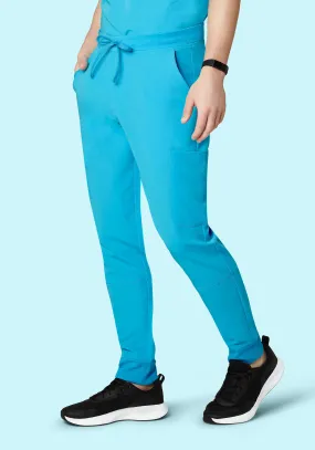 7 Pocket Joggers Pacific Blue