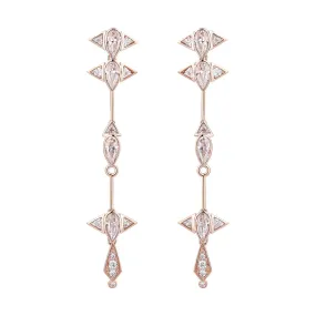 Arun Long Earring - Pinkgold