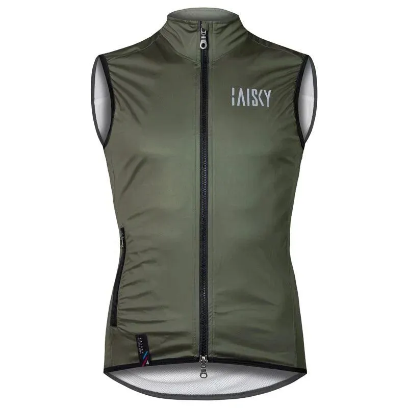 Baisky Double zipper Men Wind Vest (Army Green)