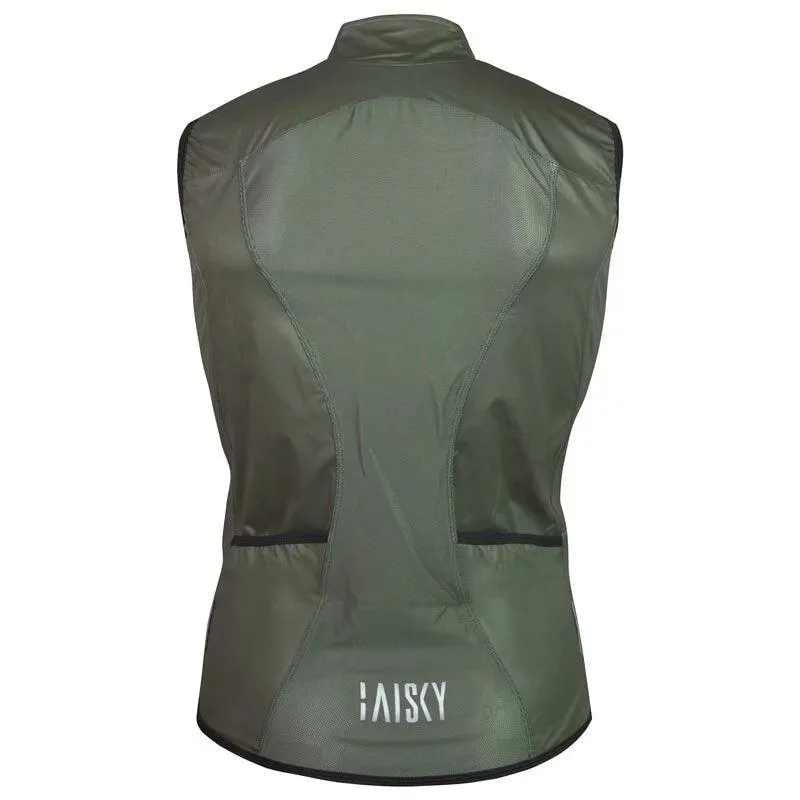 Baisky Double zipper Men Wind Vest (Army Green)