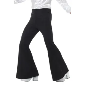 Black Flared Trousers - Mens