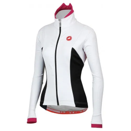 Castelli Womens Magia Jacket - White / Magenta