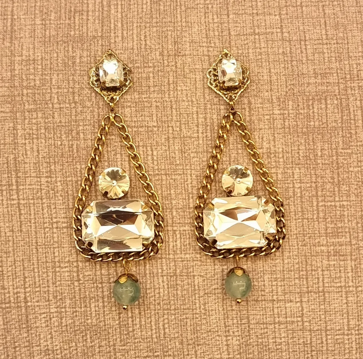 Crystal Statement Earrings.