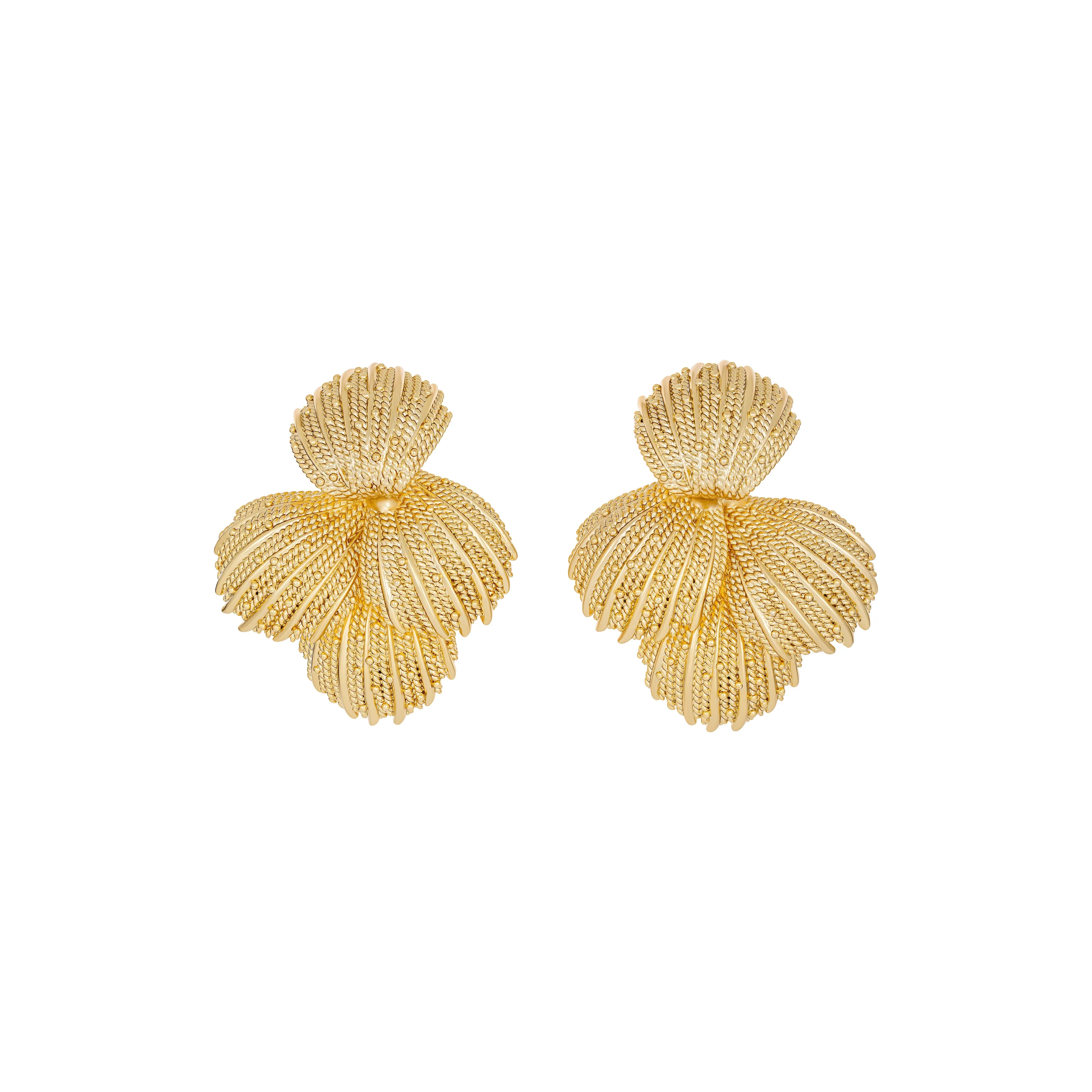 Editorial Earrings Gold