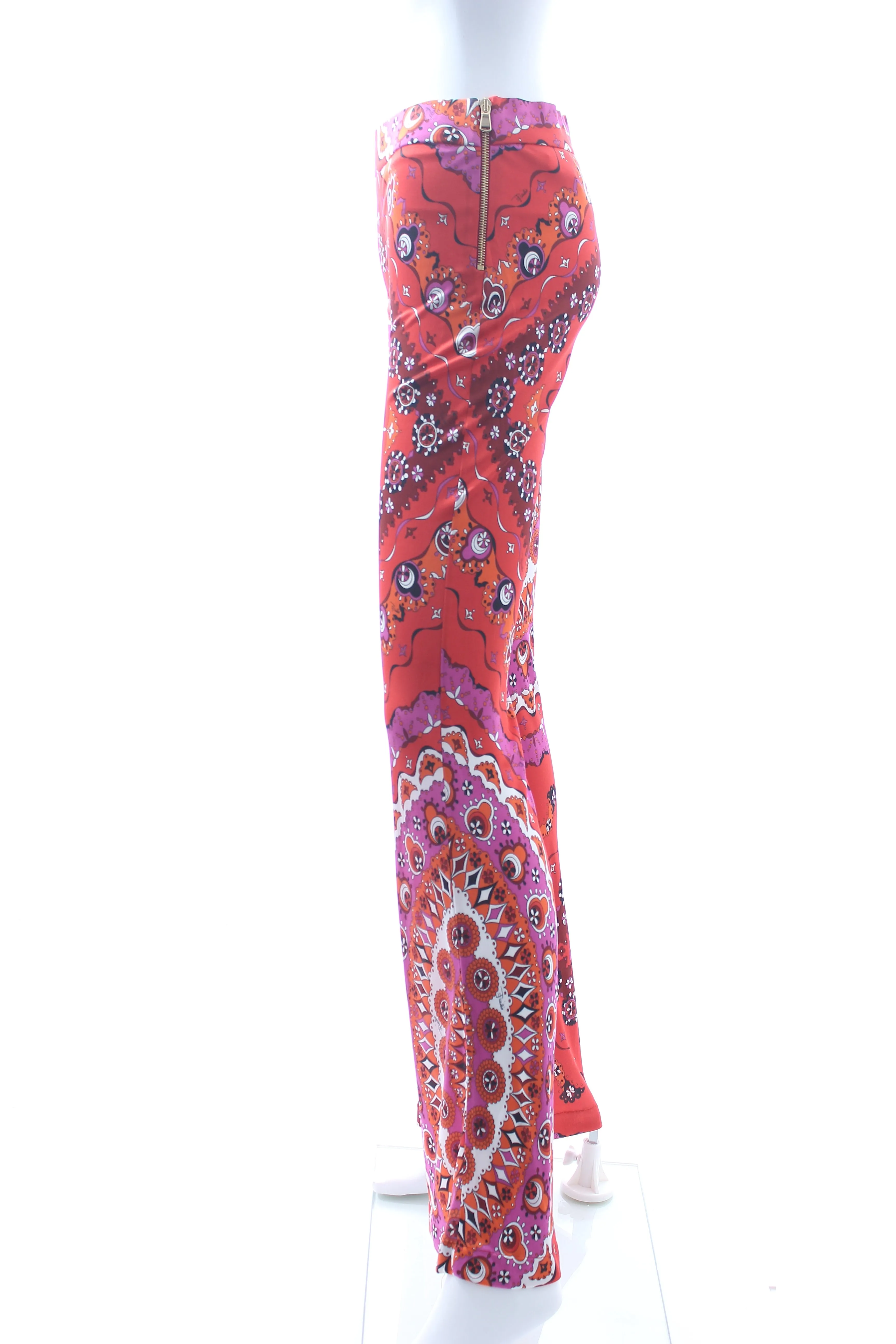 Emilio Pucci Printed Jersey Flared Trousers