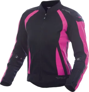 FLY RACING WOMEN'S COOLPRO MESH JACKET JACKET PINK/BLACK LG 477-8058-4