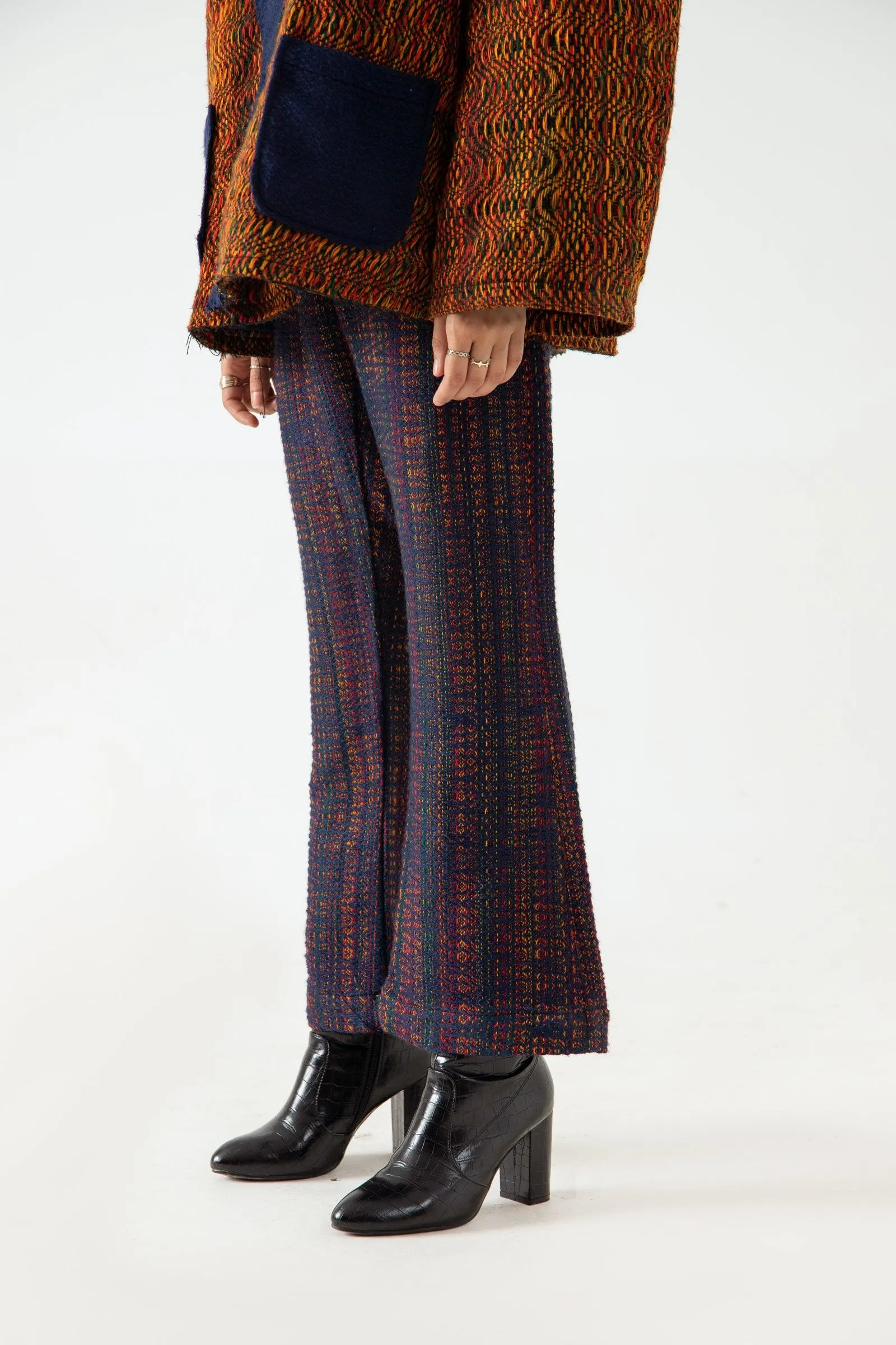 “GENESIS” FLARED KIMONO TROUSERS