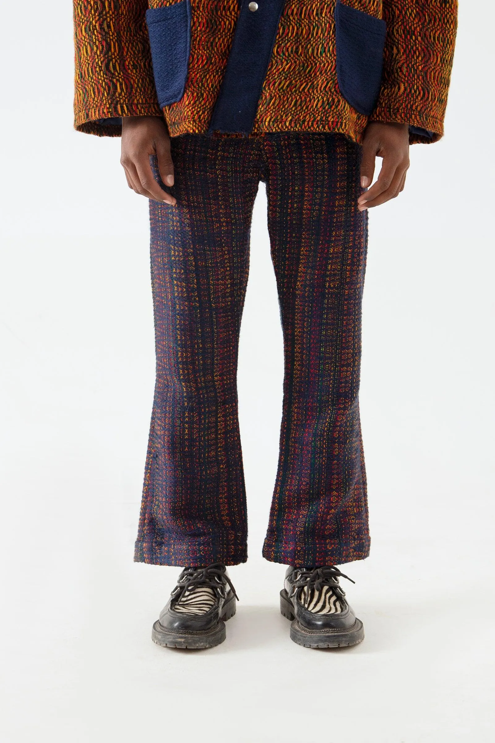 “GENESIS” FLARED KIMONO TROUSERS