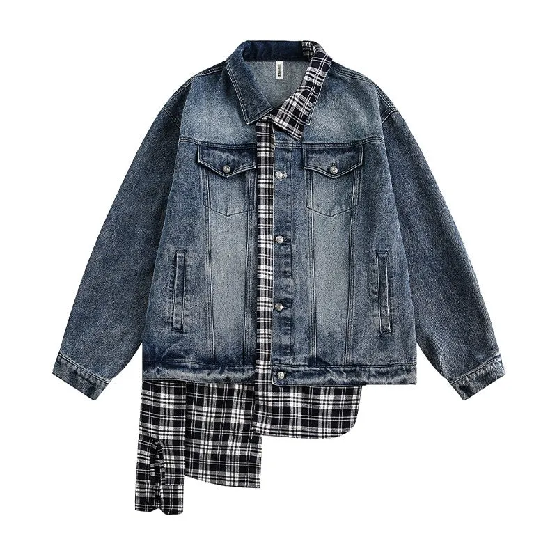 Jeans unisex loose versatile jacket