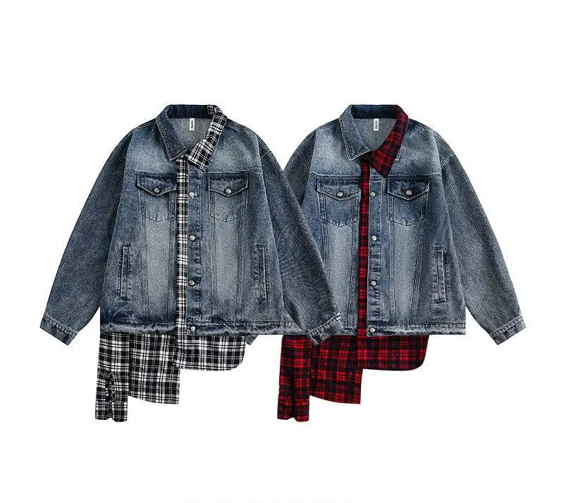 Jeans unisex loose versatile jacket