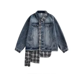 Jeans unisex loose versatile jacket