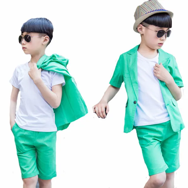 Kindstraum 2019 Summ New Fashion Boys Formal New Fashion Boys Formal Suits Kids Wedding Clothing Sets, MC704