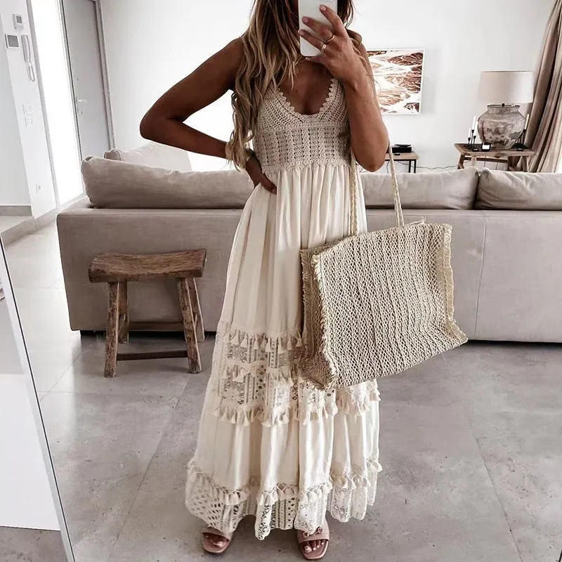 Lace Boho Flowy dress