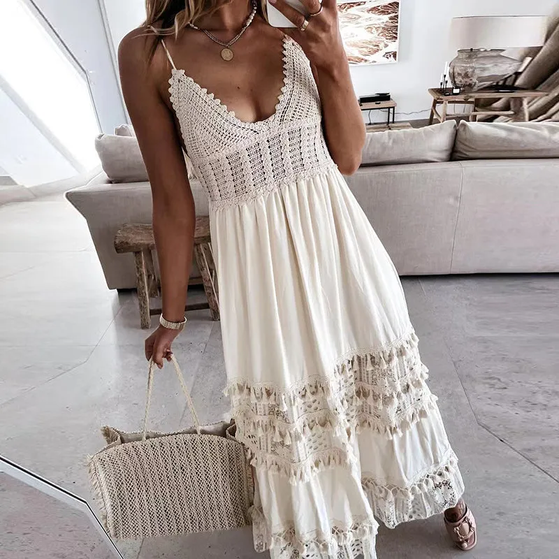 Lace Boho Flowy dress