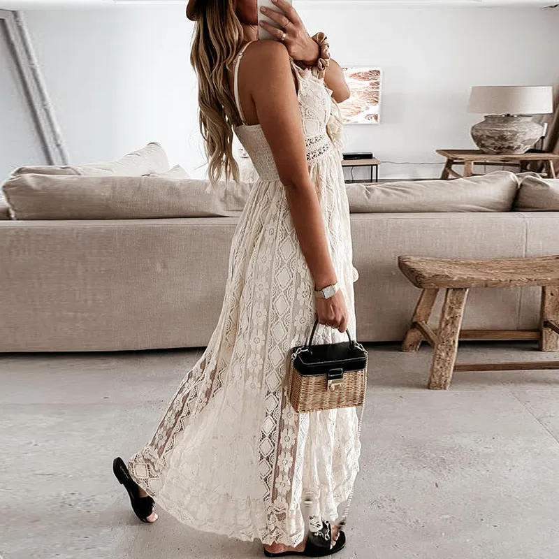 Lace Boho Flowy dress