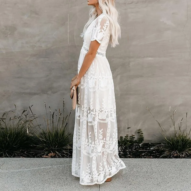 Lace Boho Flowy dress