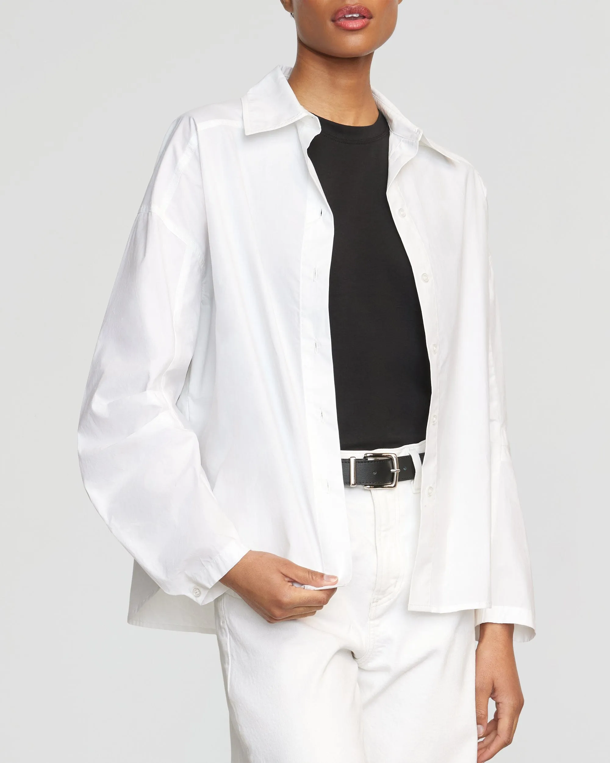 Lilia Structured-Sleeve Shirt