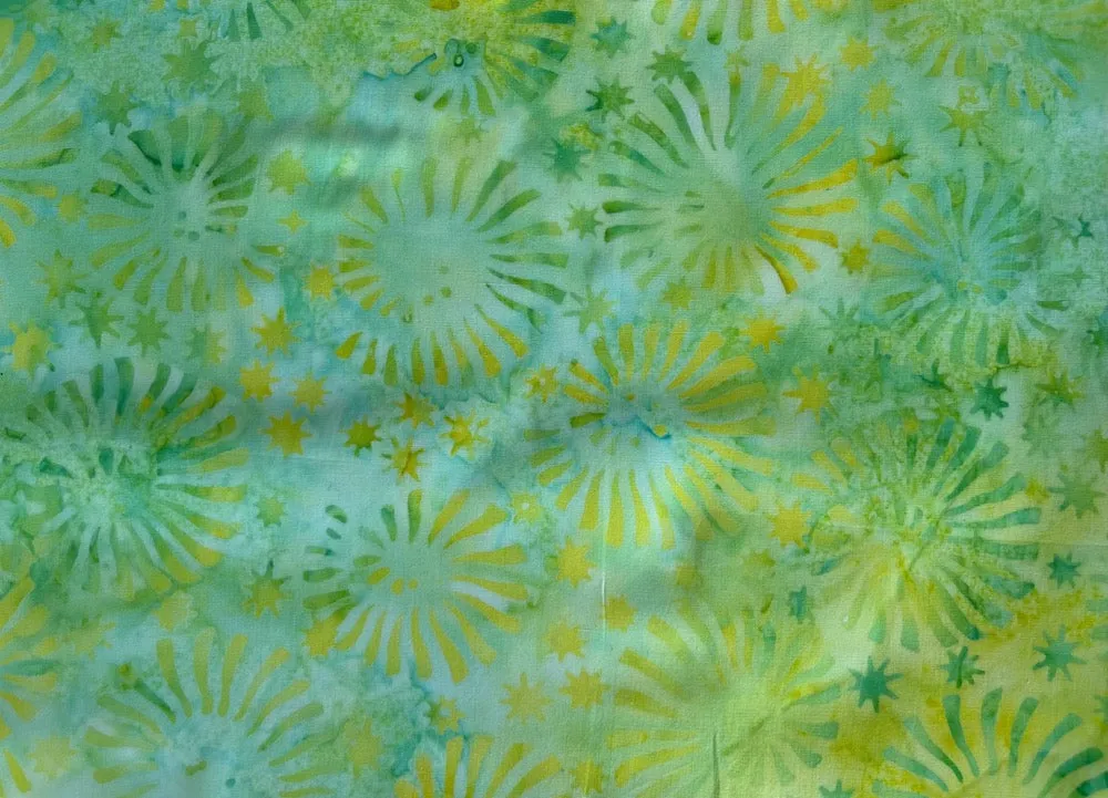 Limoncello Green Fireworks Cotton Batik (Made in Indonesia)