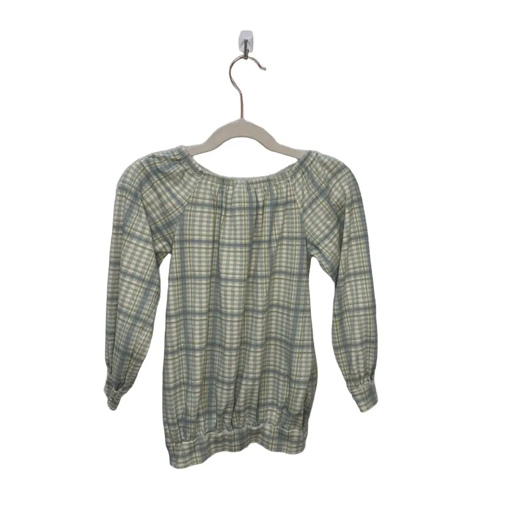 LS Plaids Blouse