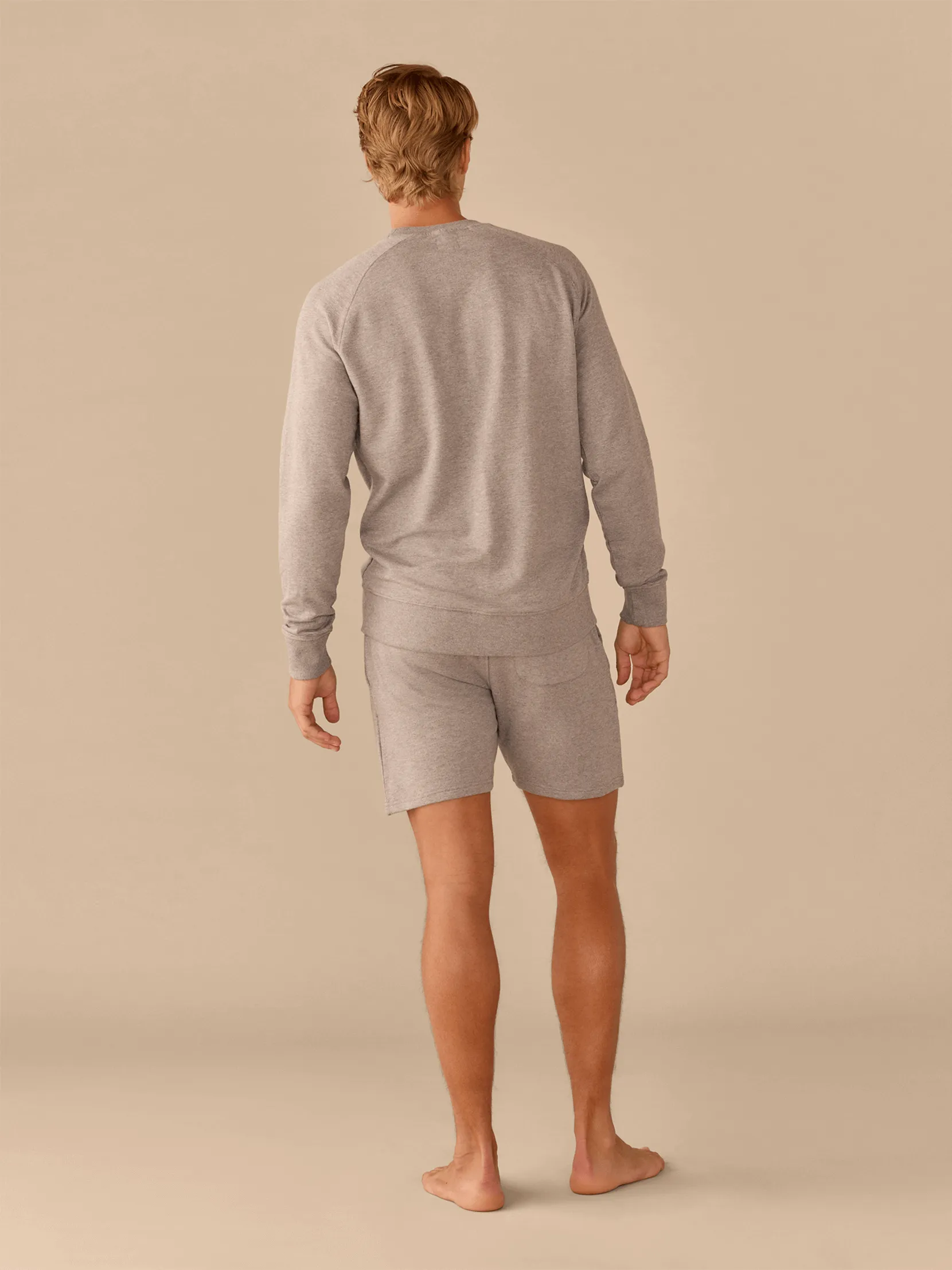 Men's French Terry Crew Sweatshirt | Heather Grey