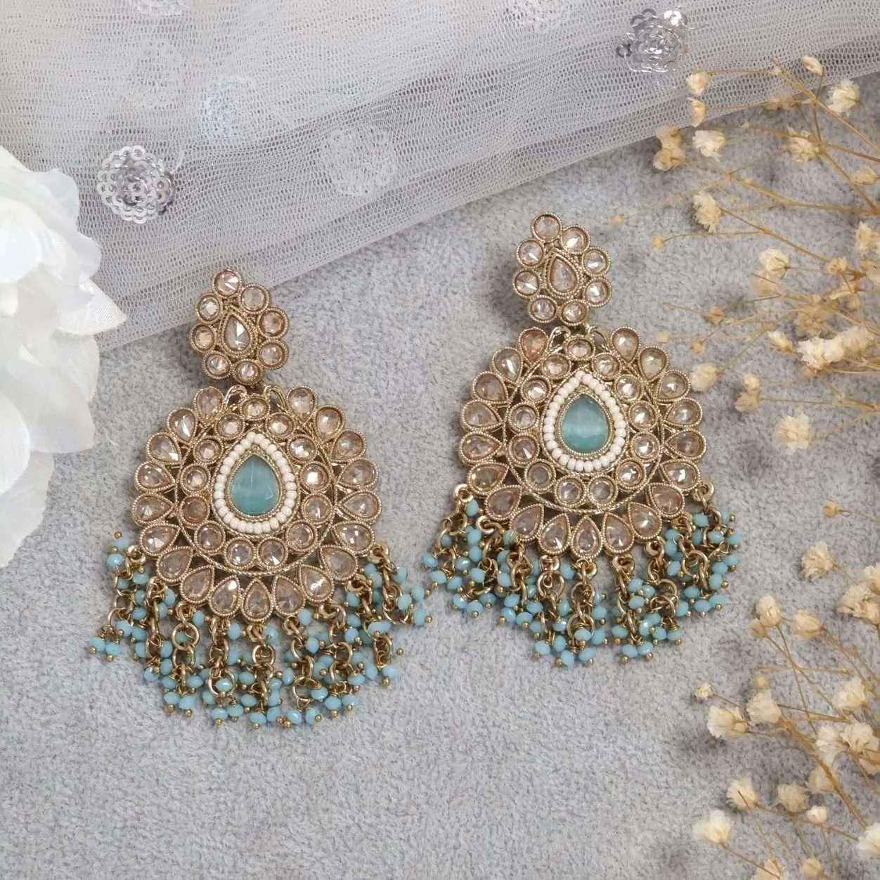 Navya Wedding Statement Earrings