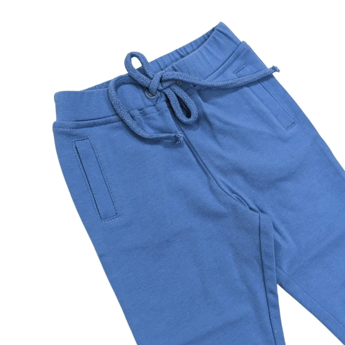 Organic Cotton Unisex Joggers- Blue