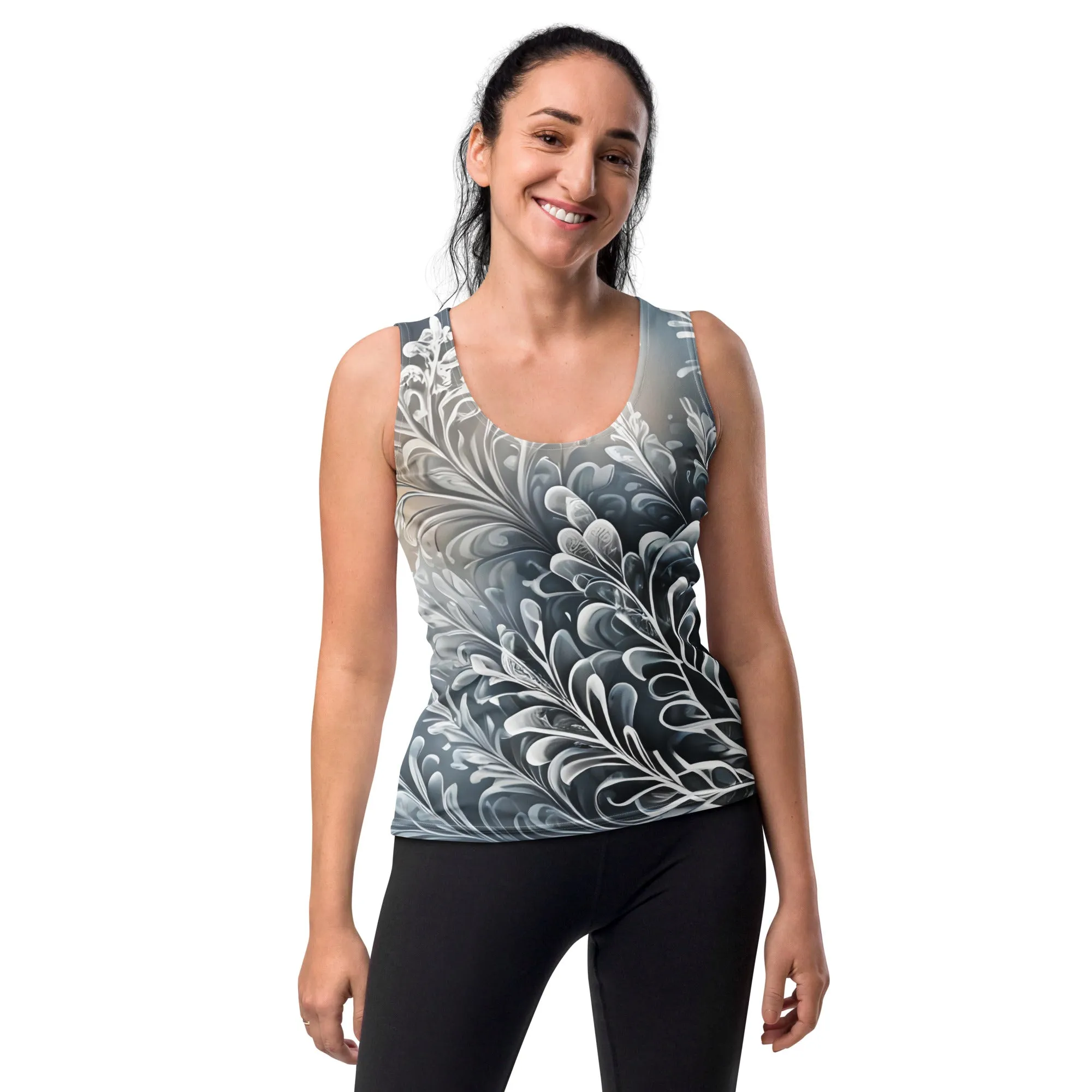 "Frosted Elegance" Collection - Active Tank Top