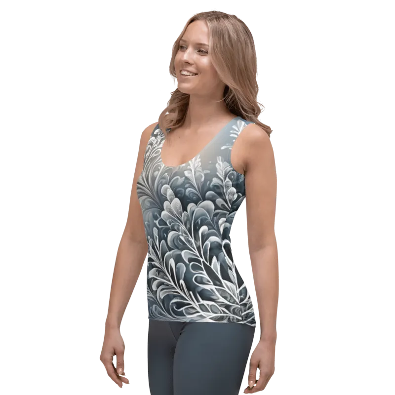 "Frosted Elegance" Collection - Active Tank Top