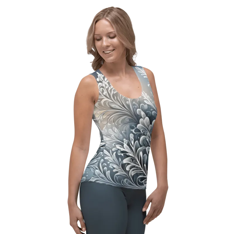 "Frosted Elegance" Collection - Active Tank Top