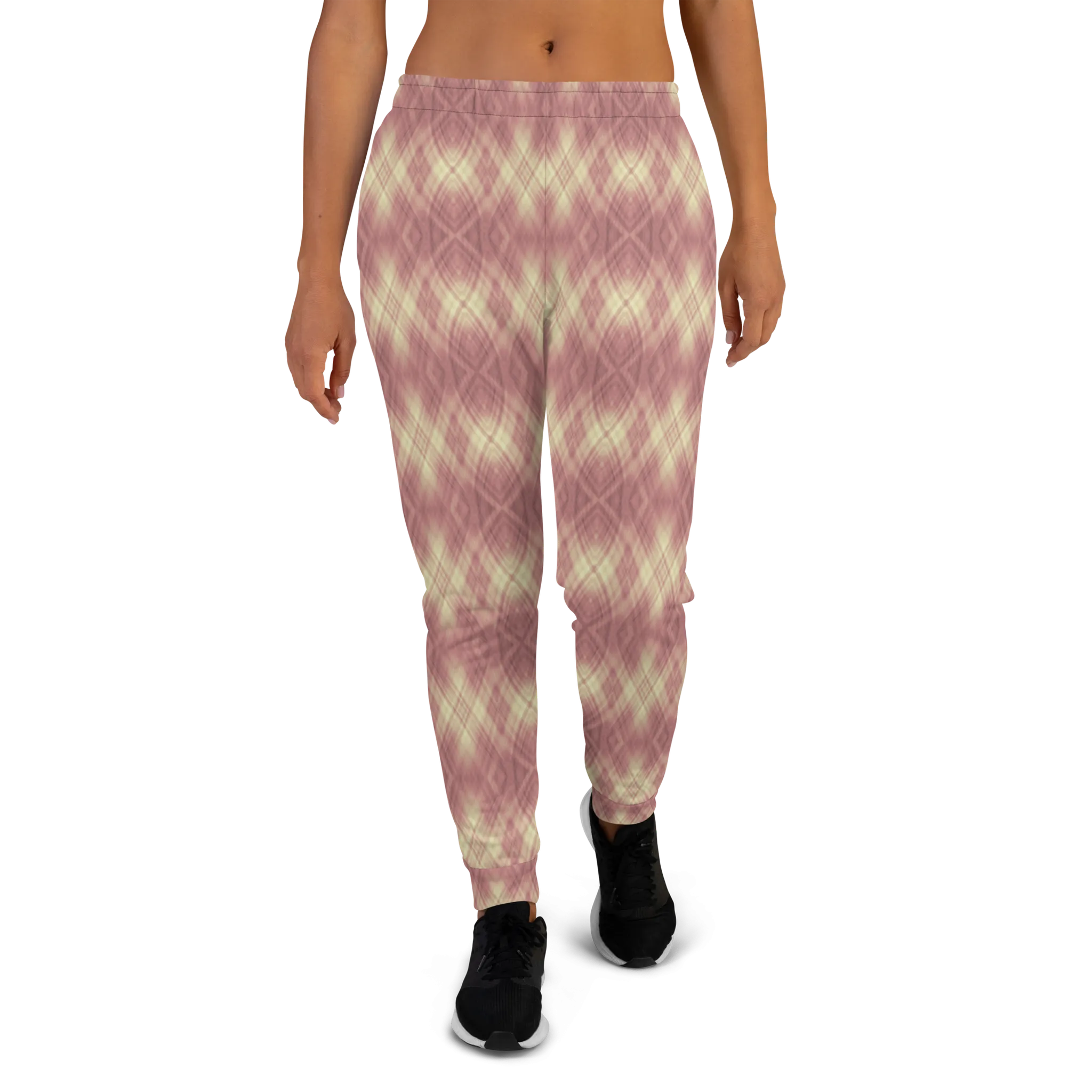 Recursia Argyle Rewired II Women's Joggers In Pink