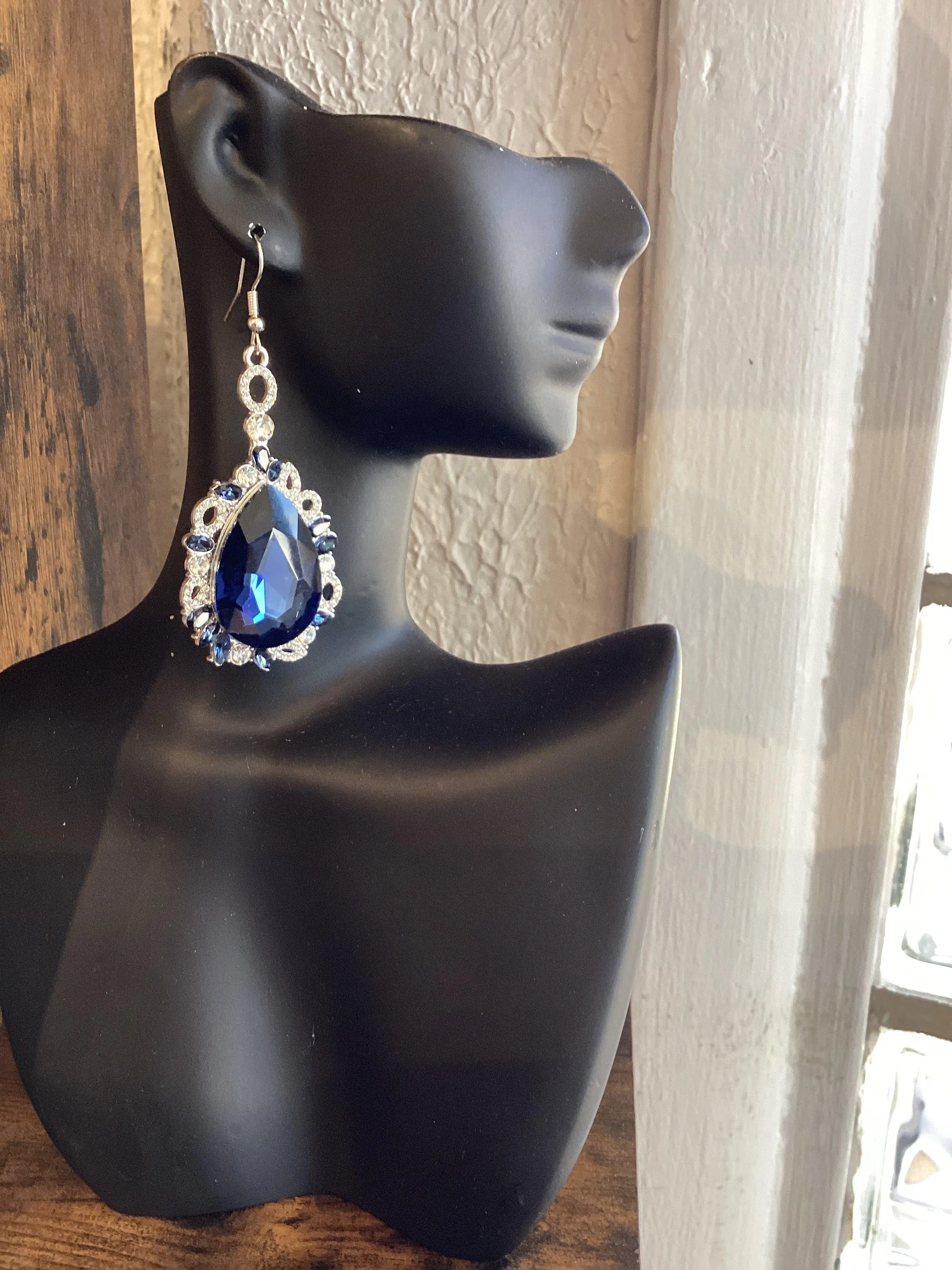 Sapphire Statement Earrings