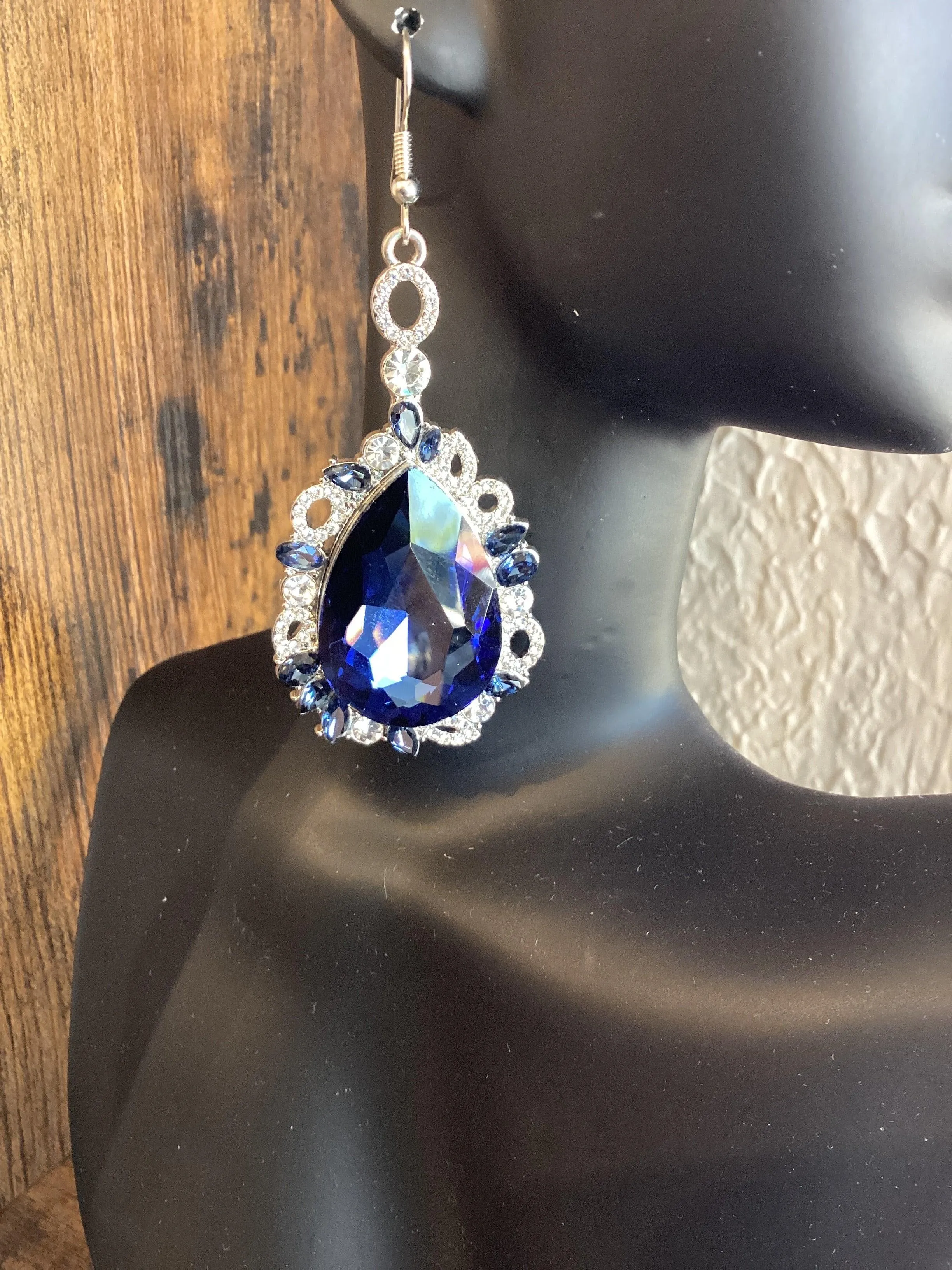 Sapphire Statement Earrings