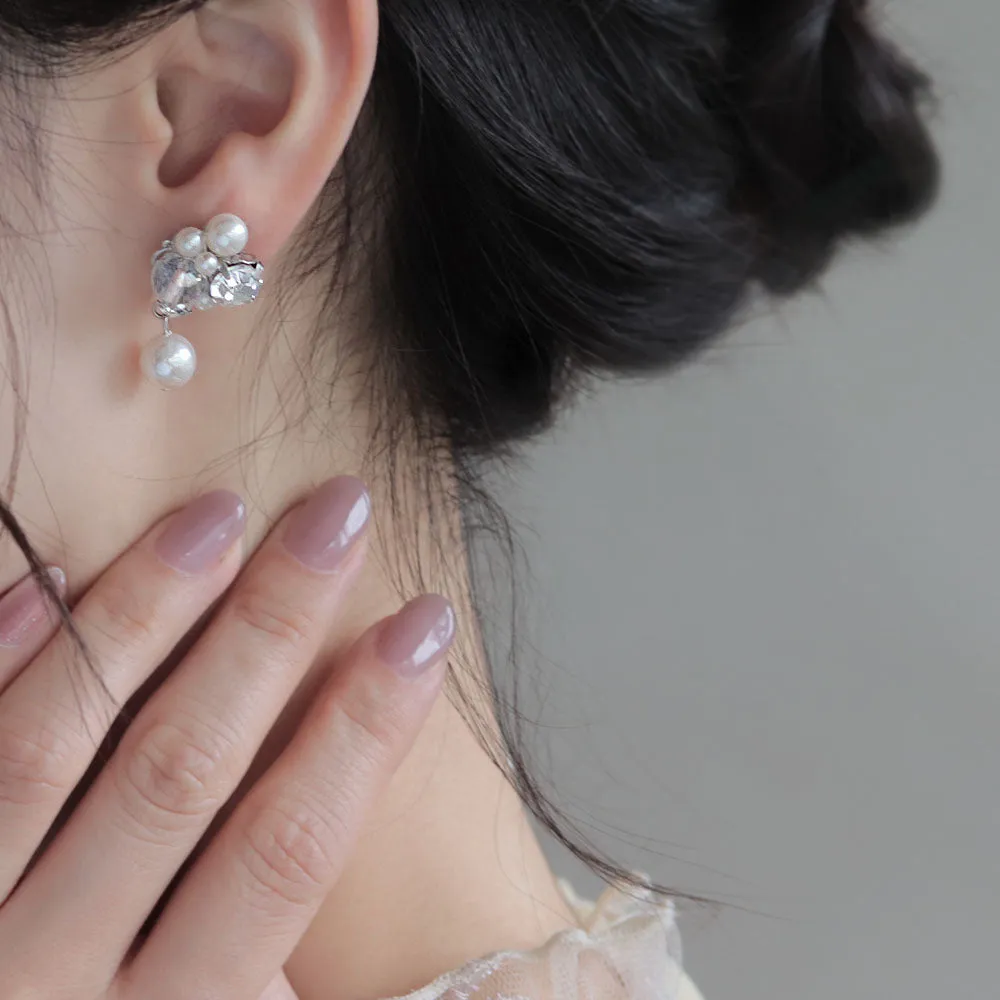 Statement Cluster Earrings