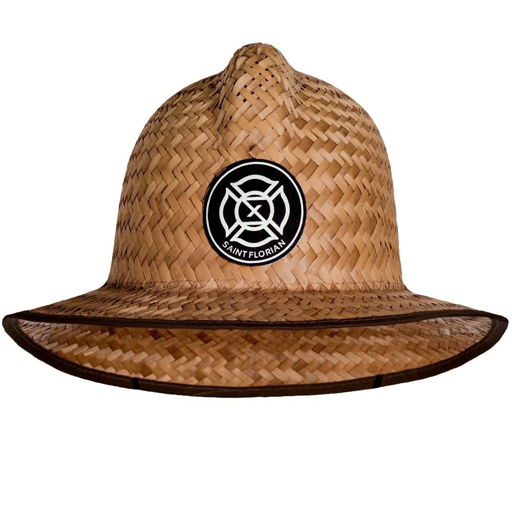 Straw Firefighter Hat- Large/XL 60cm