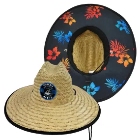 STRAW HAT: BLUE HIBISCUS