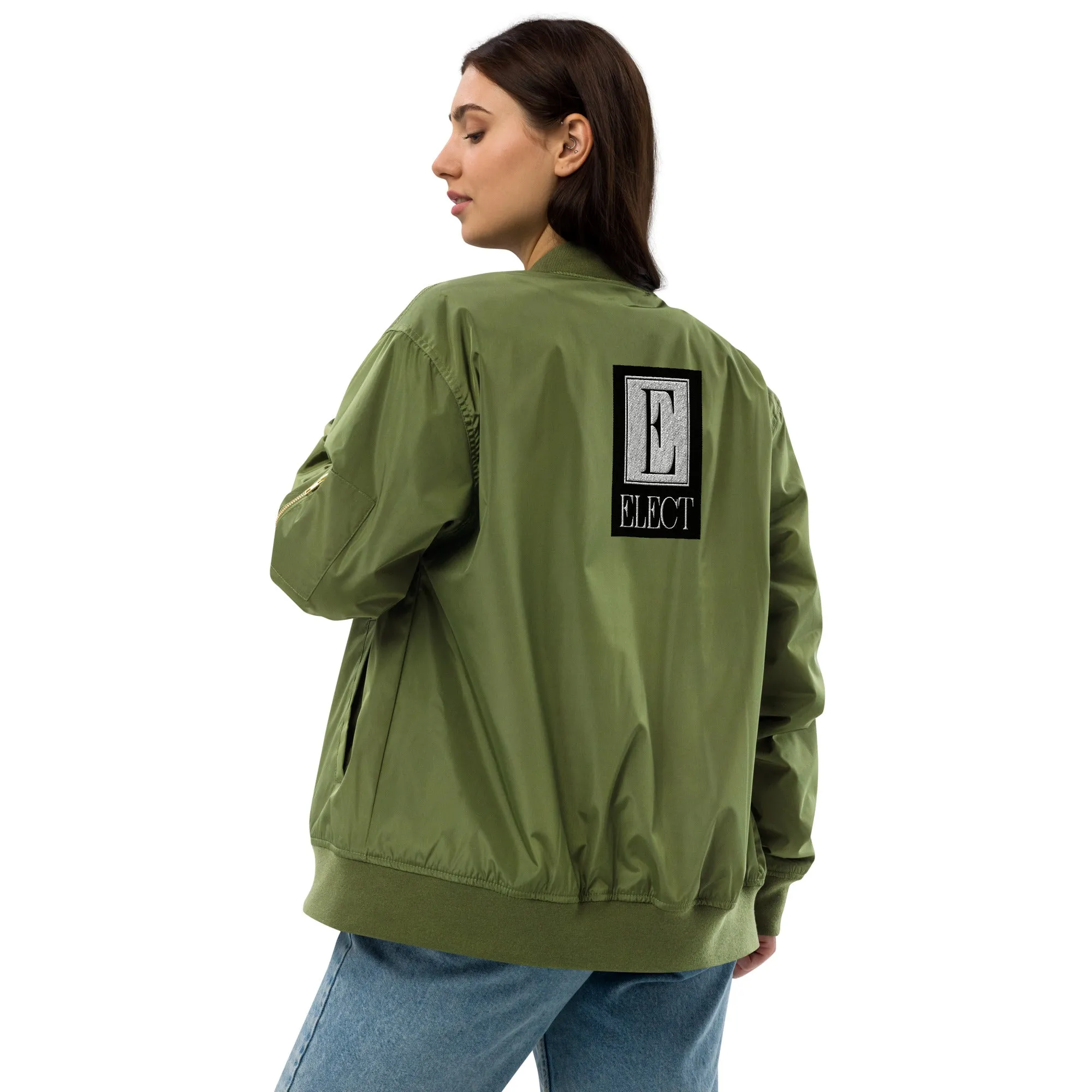 Street Style Premium Recycled Bomber Jacket Ascension High Fashion Elect