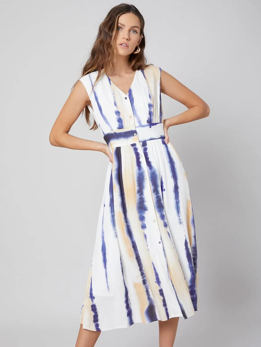 Viola FLOWY TIE DYE DRESS