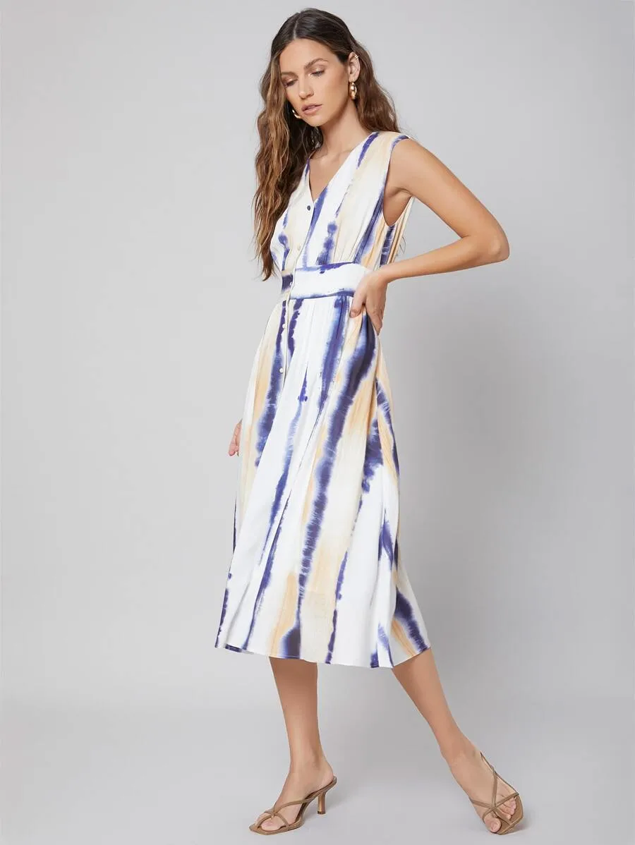 Viola FLOWY TIE DYE DRESS