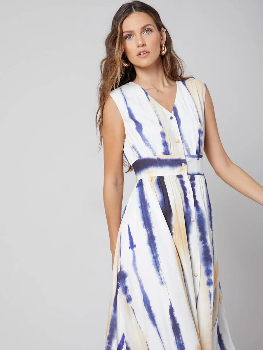 Viola FLOWY TIE DYE DRESS